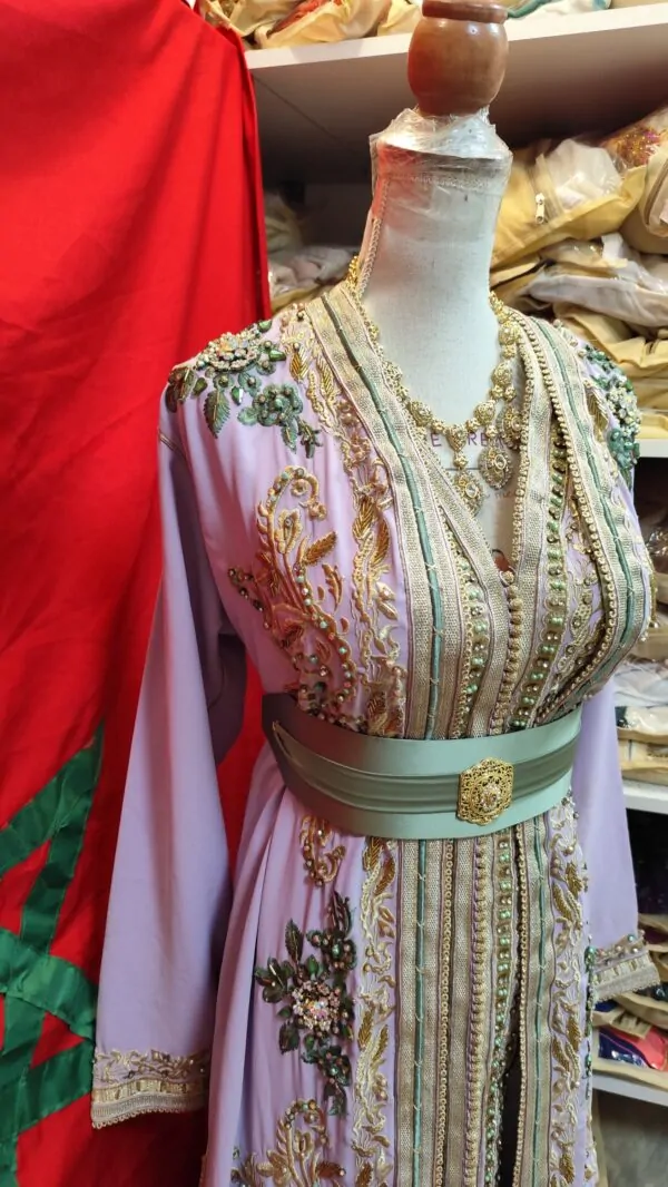 caftan marocain d occasion double — photo 8