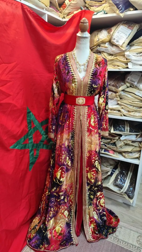caftan marocain d occasion grande taille 68 — photo 8