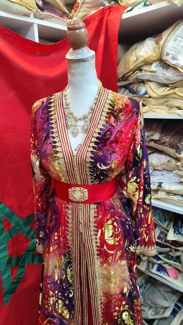 caftan marocain d occasion grande taille 68 — photo 6