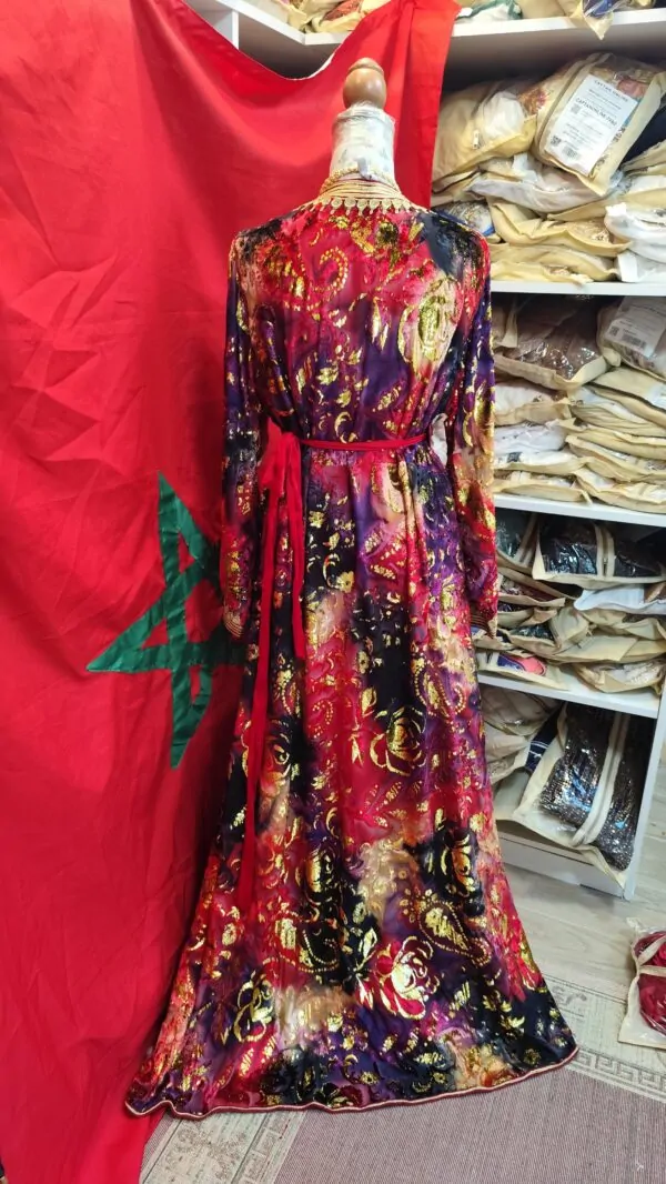 caftan marocain d occasion grande taille 68 — photo 2
