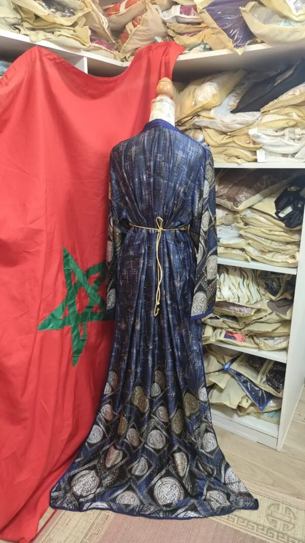 Caftano marocchino nuovo, taglia forte, con cintura — photo 3