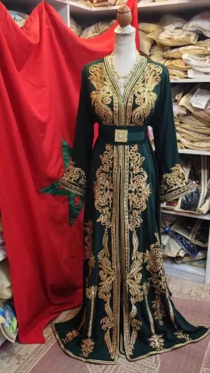 Caftano marocchino nuovo foderato