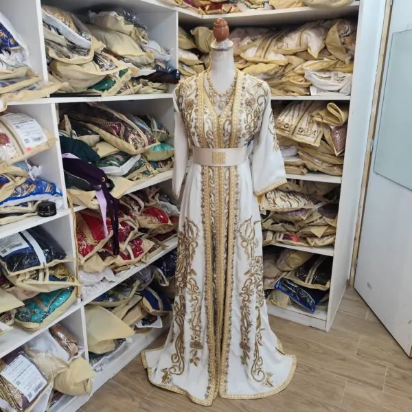 Second-hand lined Moroccan caftan — photo 13