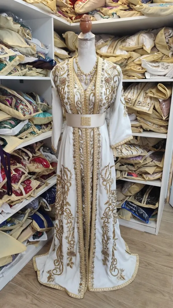 Second-hand lined Moroccan caftan — photo 4