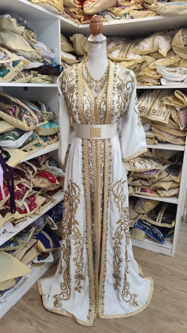 Second-hand lined Moroccan caftan — photo 11