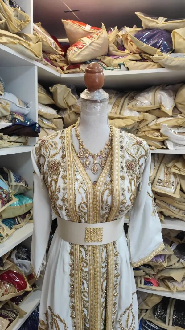 Second-hand lined Moroccan caftan — photo 2