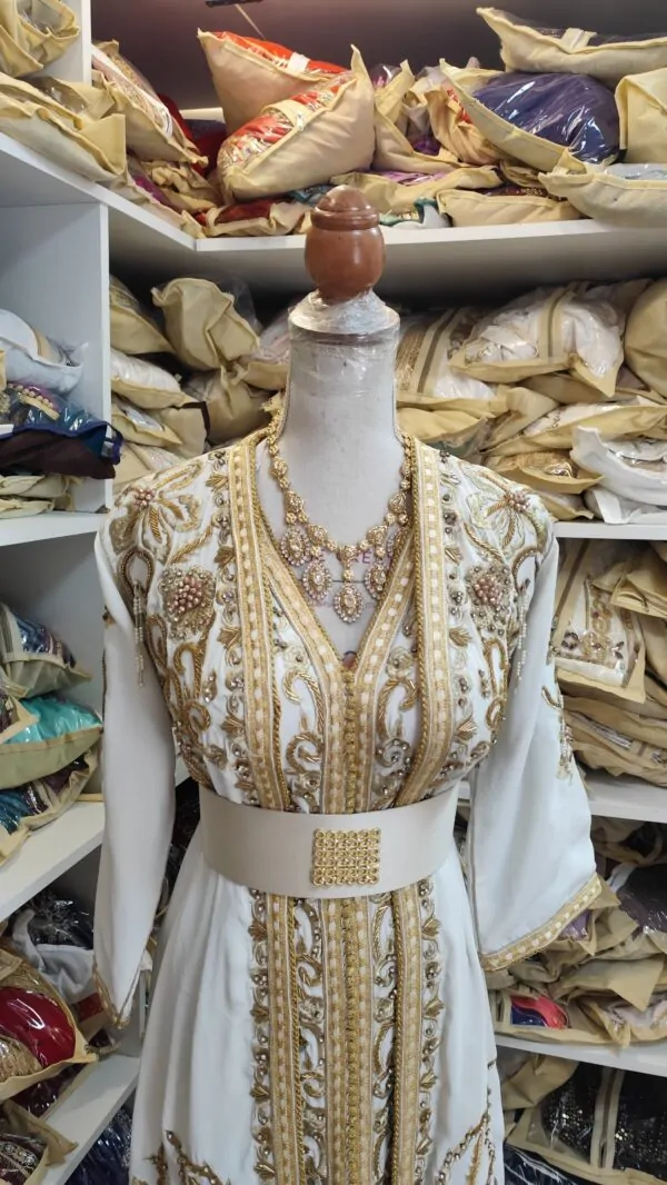 Second-hand lined Moroccan caftan — photo 6