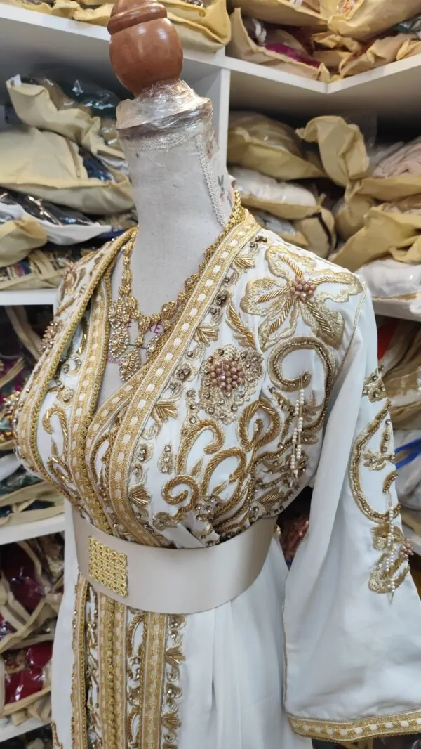 Second-hand lined Moroccan caftan — photo 12