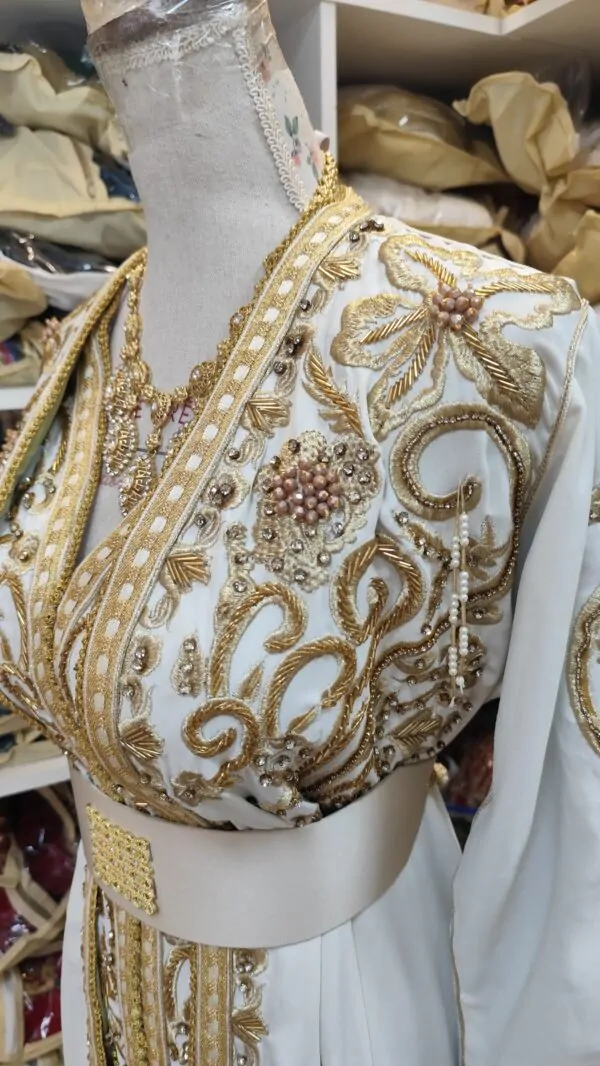 Second-hand lined Moroccan caftan — photo 9