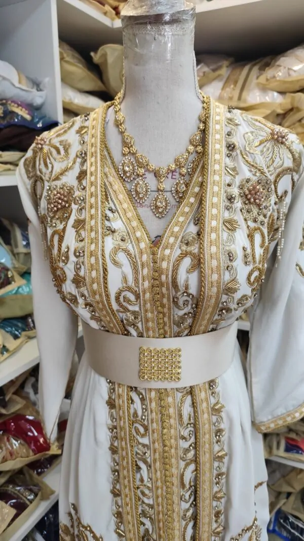 Second-hand lined Moroccan caftan — photo 7