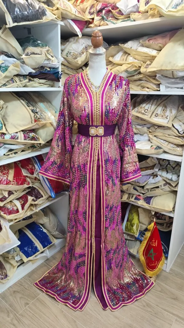 caftan marocain grande taille 64cm — photo 3