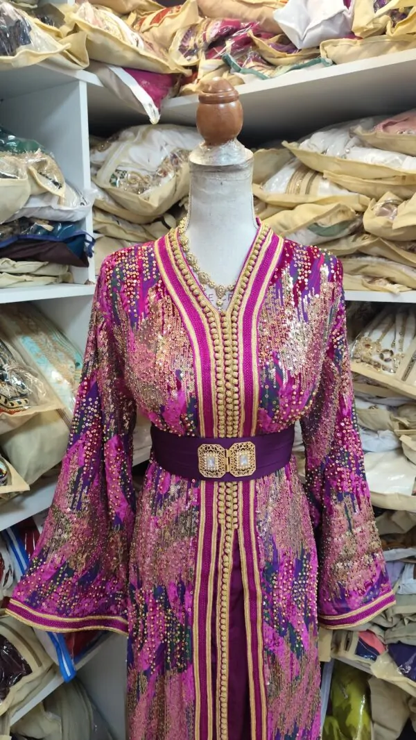 caftan marocain grande taille 64cm — photo 2