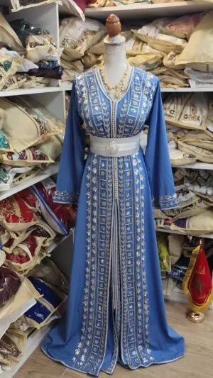caftan marocain porté une fois