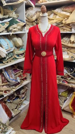 caftan marocain porté une fois