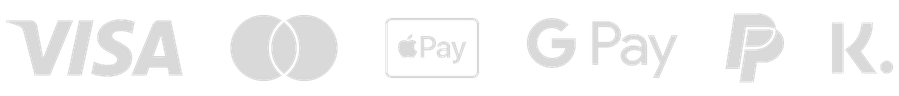 Moyens de paiement acceptes : Visa, Mastercard, Apple Pay, Google Pay, PayPal, Klarna