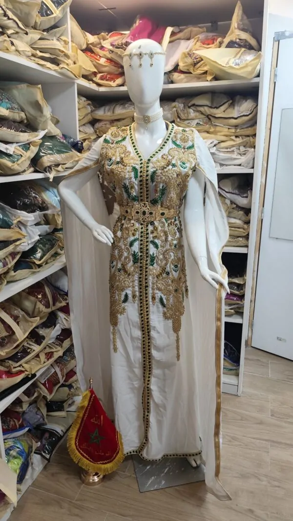 caftan marocain neuf avec cape — photo 7