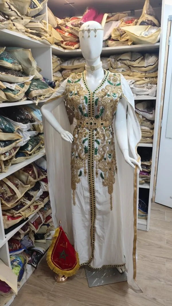 caftan marocain neuf avec cape — photo 12