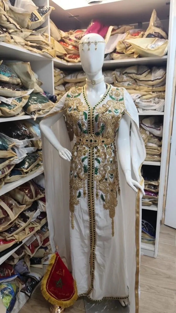 caftan marocain neuf avec cape — photo 4