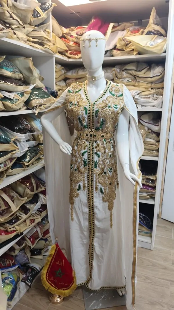 caftan marocain neuf avec cape — photo 6