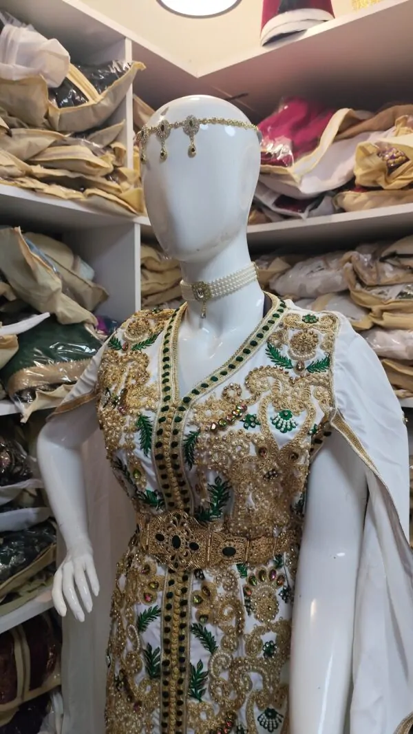 caftan marocain neuf avec cape — photo 5