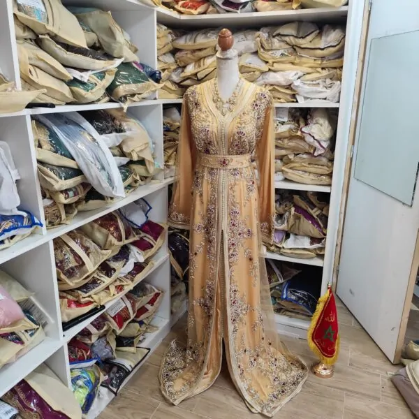caftan marocain neuf avec ceinture — photo 6