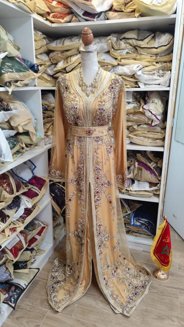 caftan marocain neuf avec ceinture — photo 12