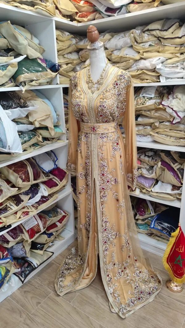 caftan marocain neuf avec ceinture — photo 14
