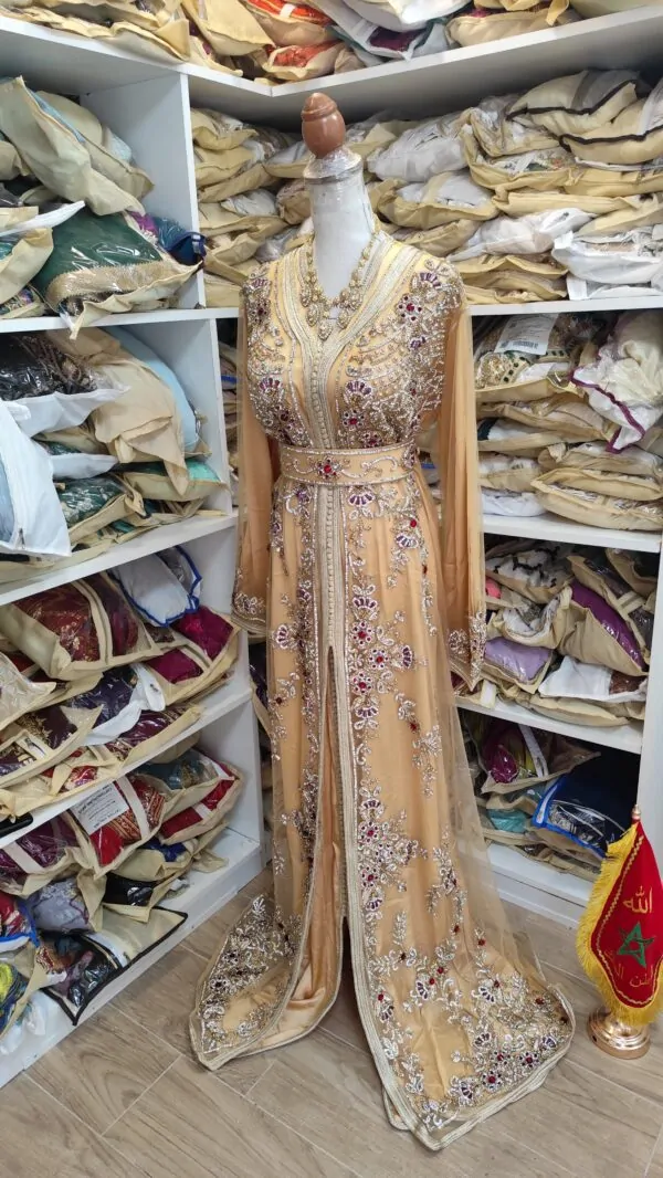 caftan marocain neuf avec ceinture — photo 13