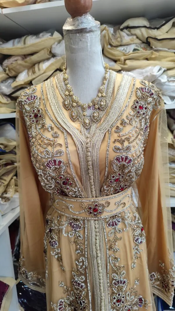 caftan marocain neuf avec ceinture — photo 10