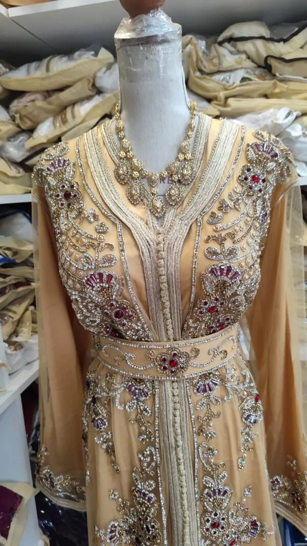 caftan marocain neuf avec ceinture — photo 7