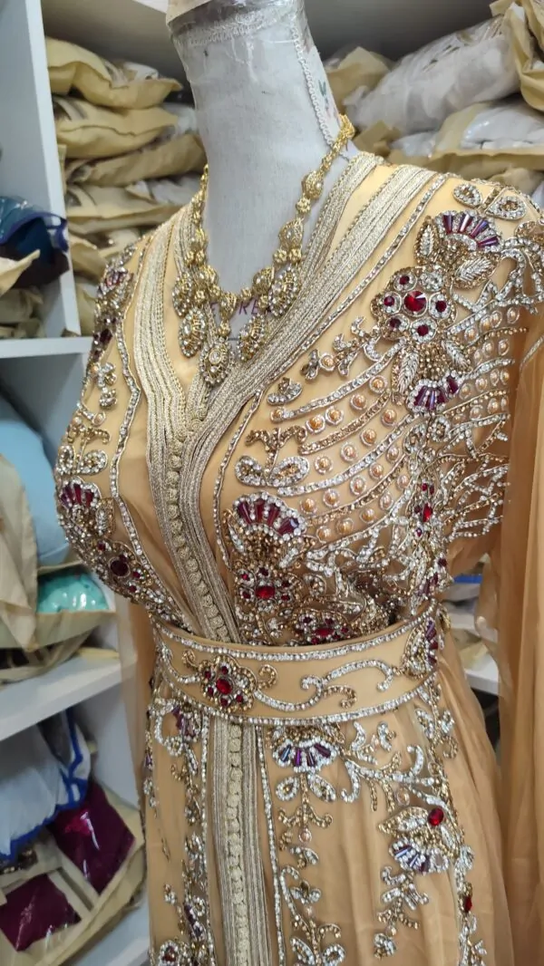 caftan marocain neuf avec ceinture — photo 8