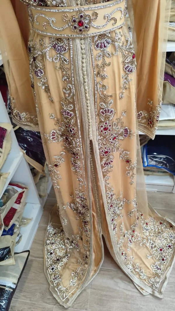caftan marocain neuf avec ceinture — photo 3