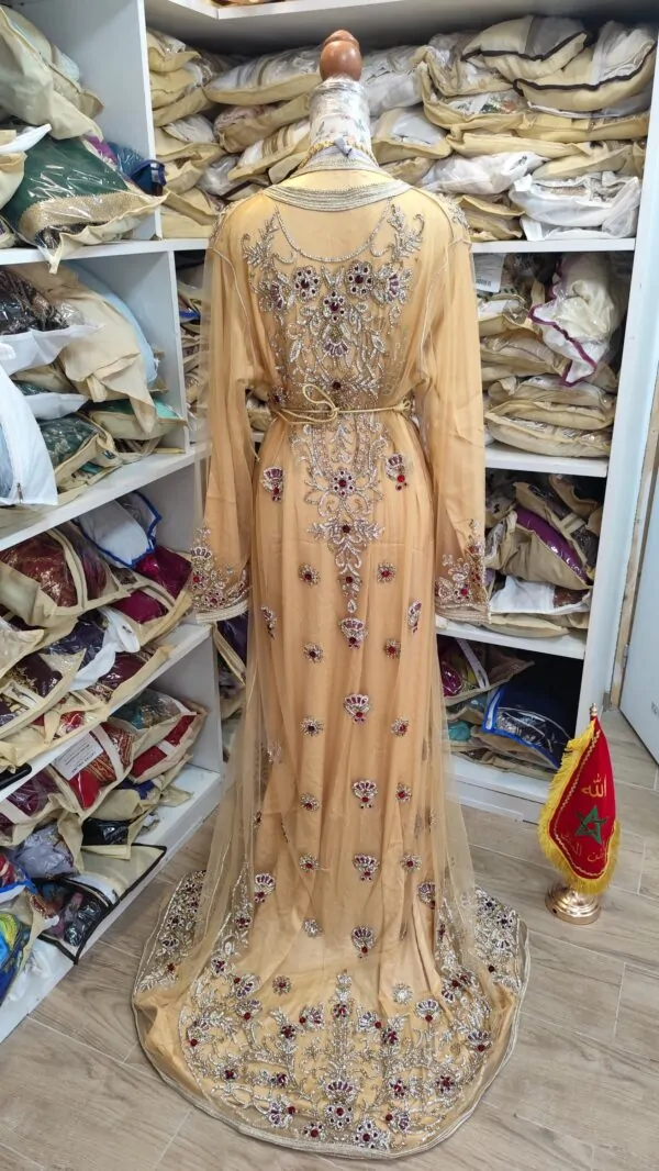 caftan marocain neuf avec ceinture — photo 5
