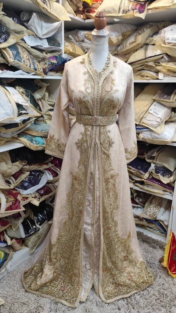 caftan marocain neuf avec ceinture — photo 2