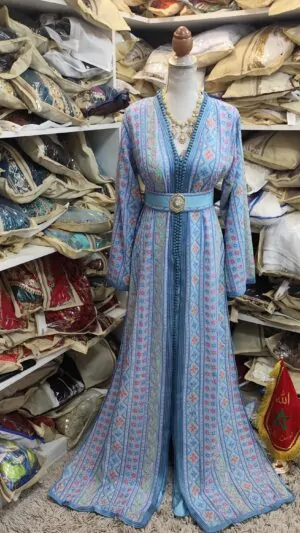 قفطان مغربي جديد مع حزام