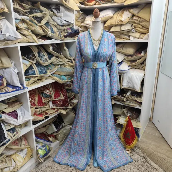 قفطان مغربي جديد مع حزام