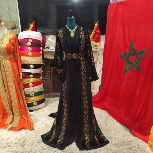 Caftan Marocain Neuf Grande Taille 64 cm – Modèle Traditionnel Fait Main